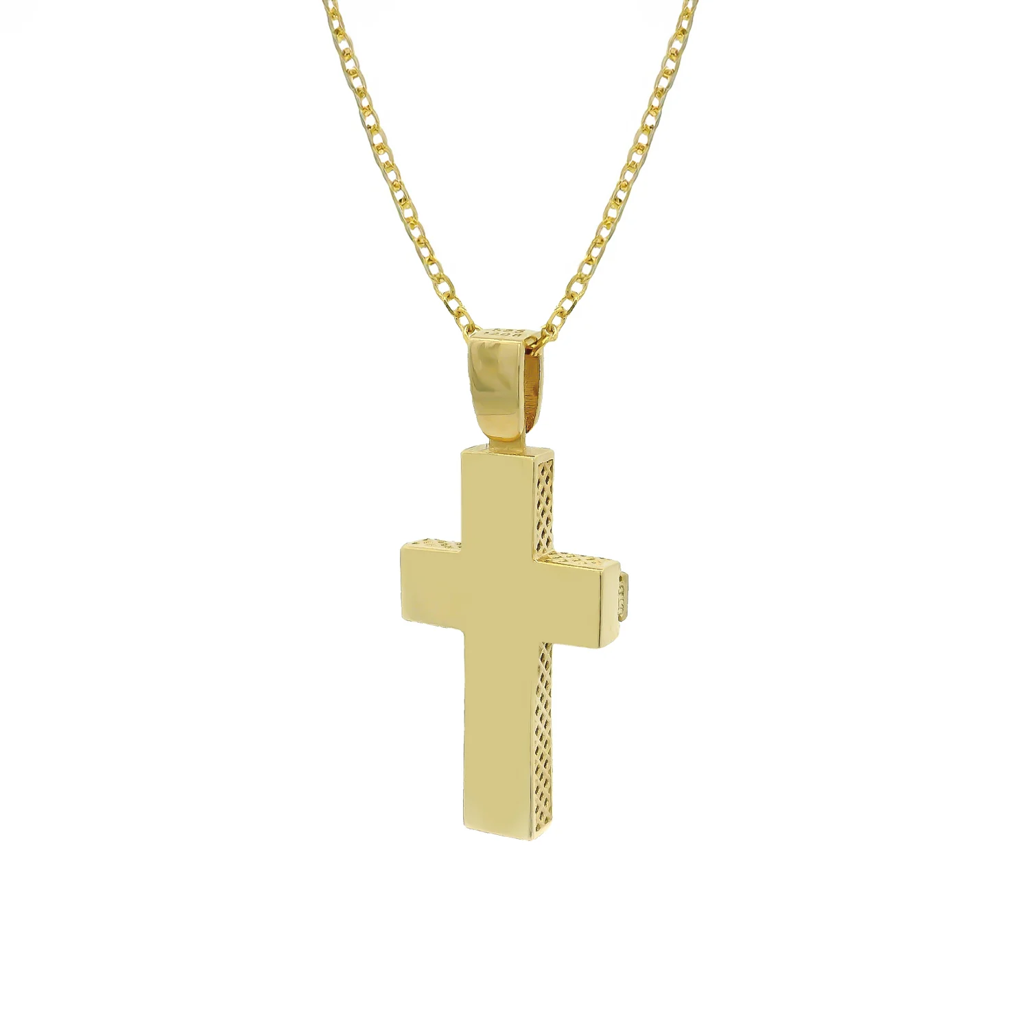 Χρυσός Σταυρός με αλυσίδα