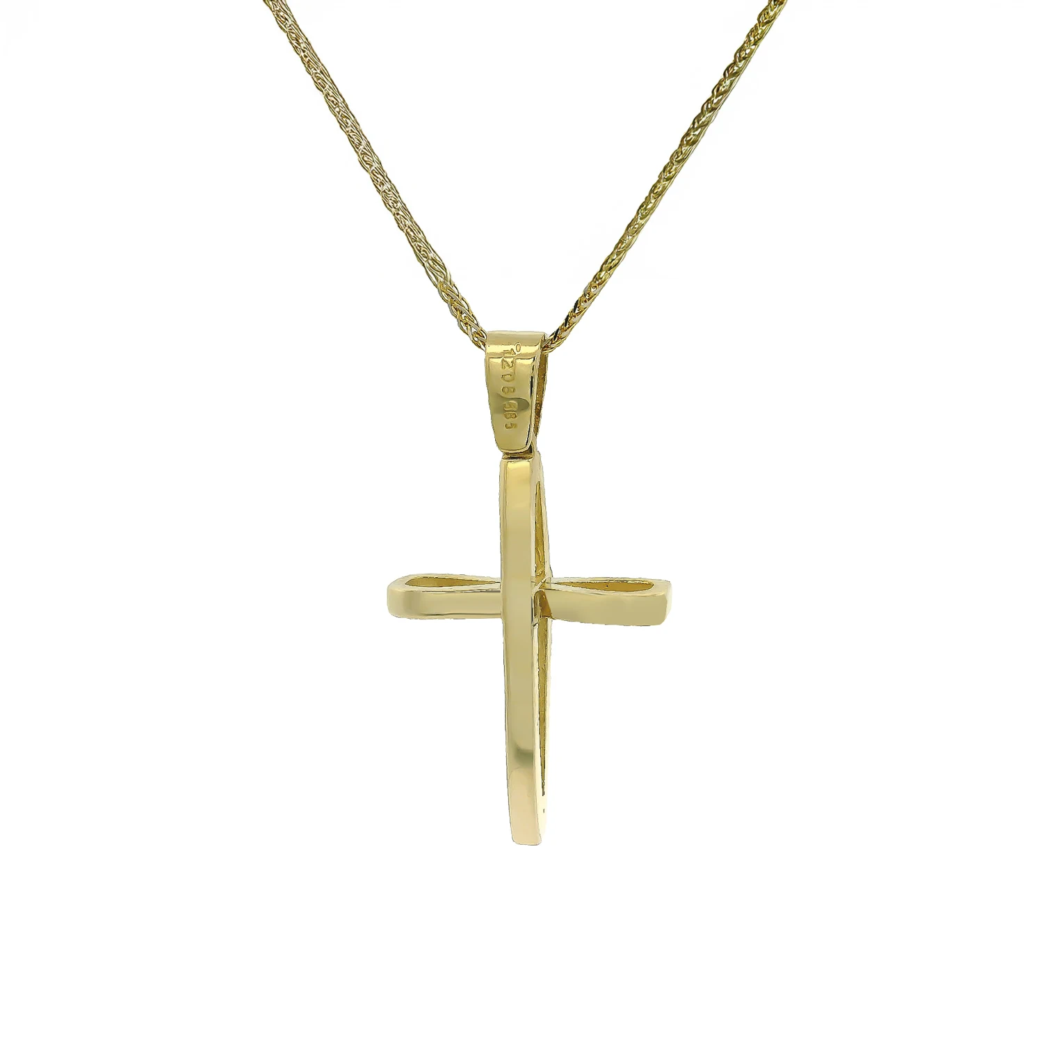 Χρυσός Σταυρός με αλυσίδα Χρυσός Σταυρός με αλυσίδα