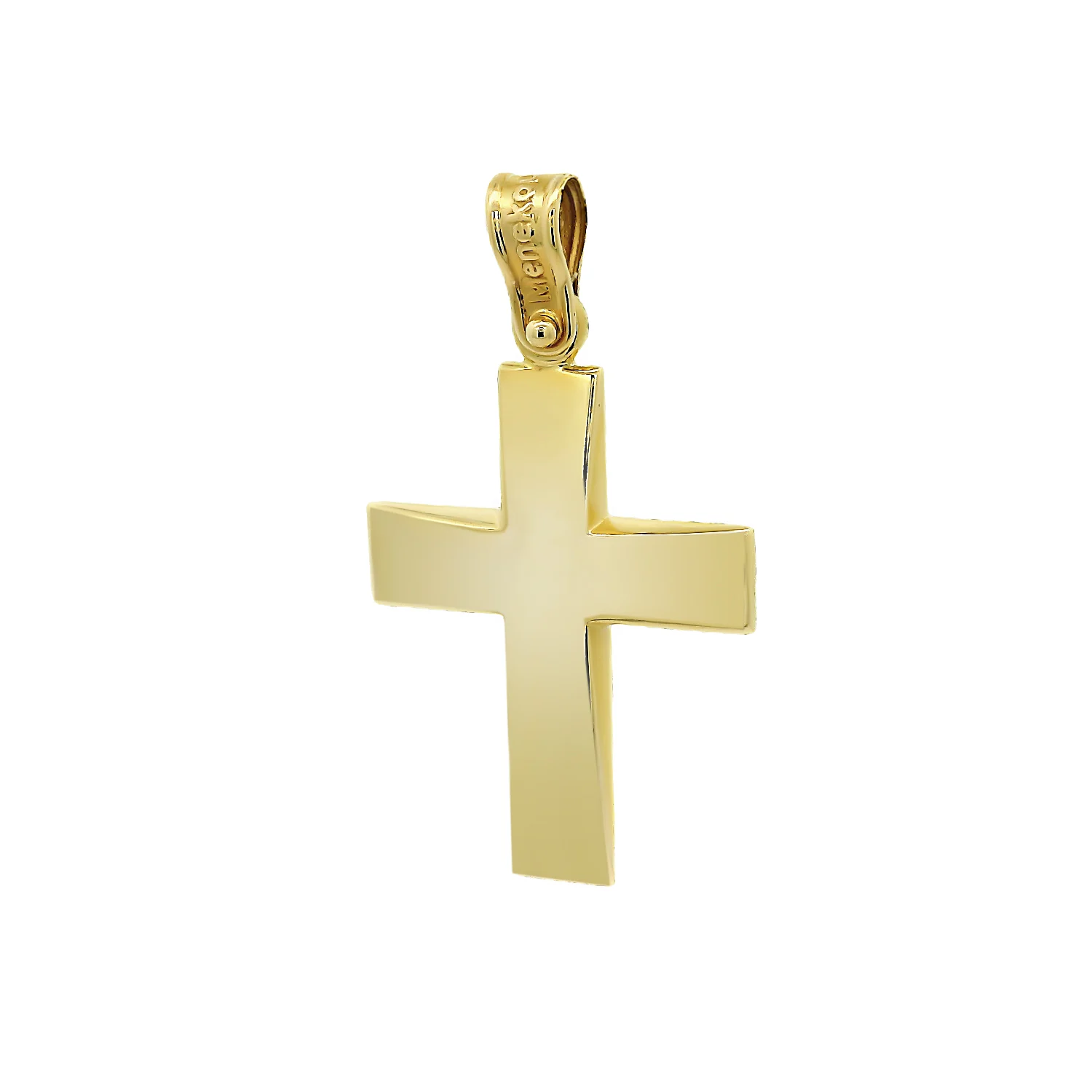 Χρυσός Σταυρός 14Κ με μίνιμαλ σχεδιασμό