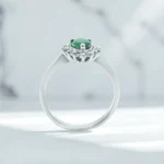 Λευκόχρυσο Δαχτυλίδι Αρραβώνα