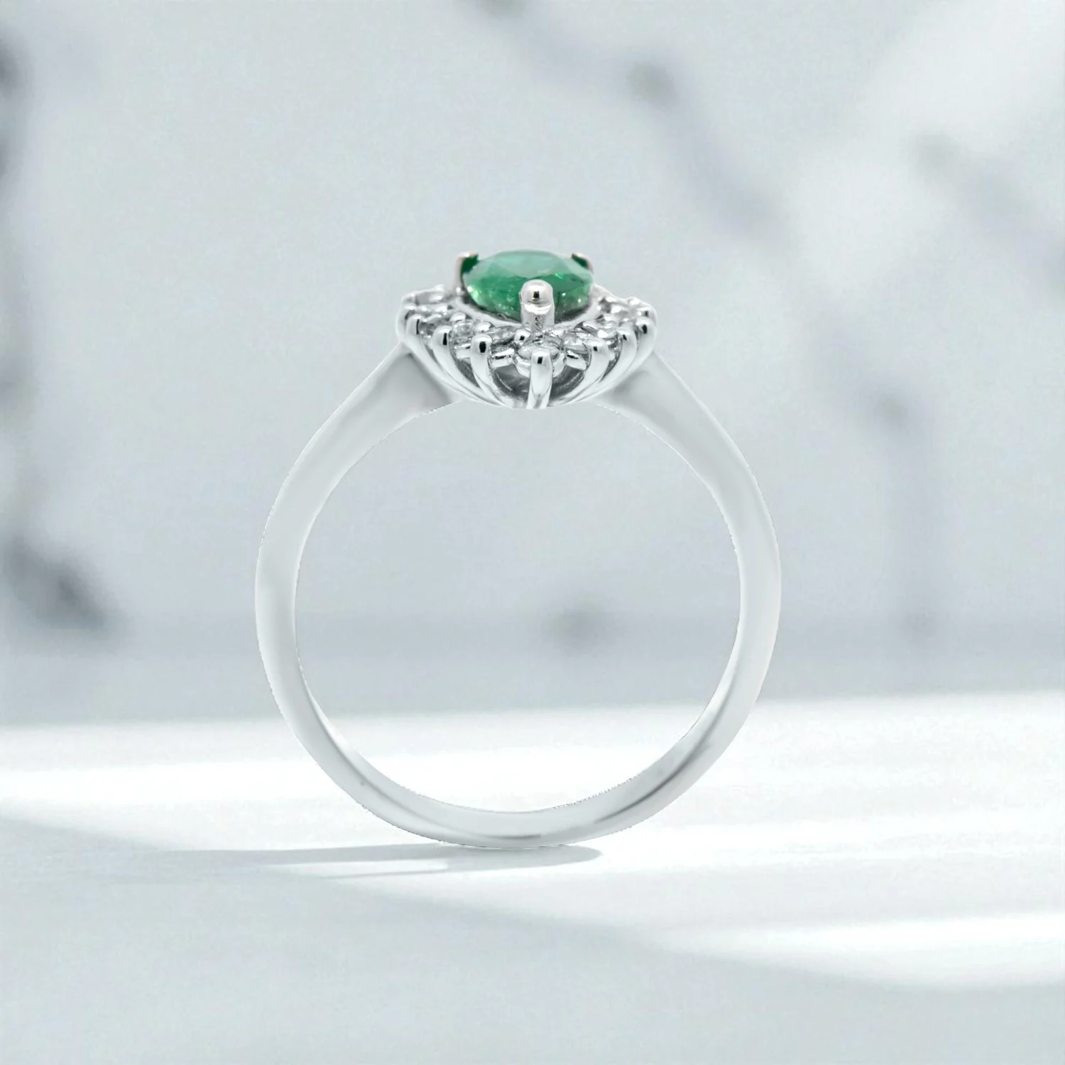 Λευκόχρυσο Δαχτυλίδι Αρραβώνα