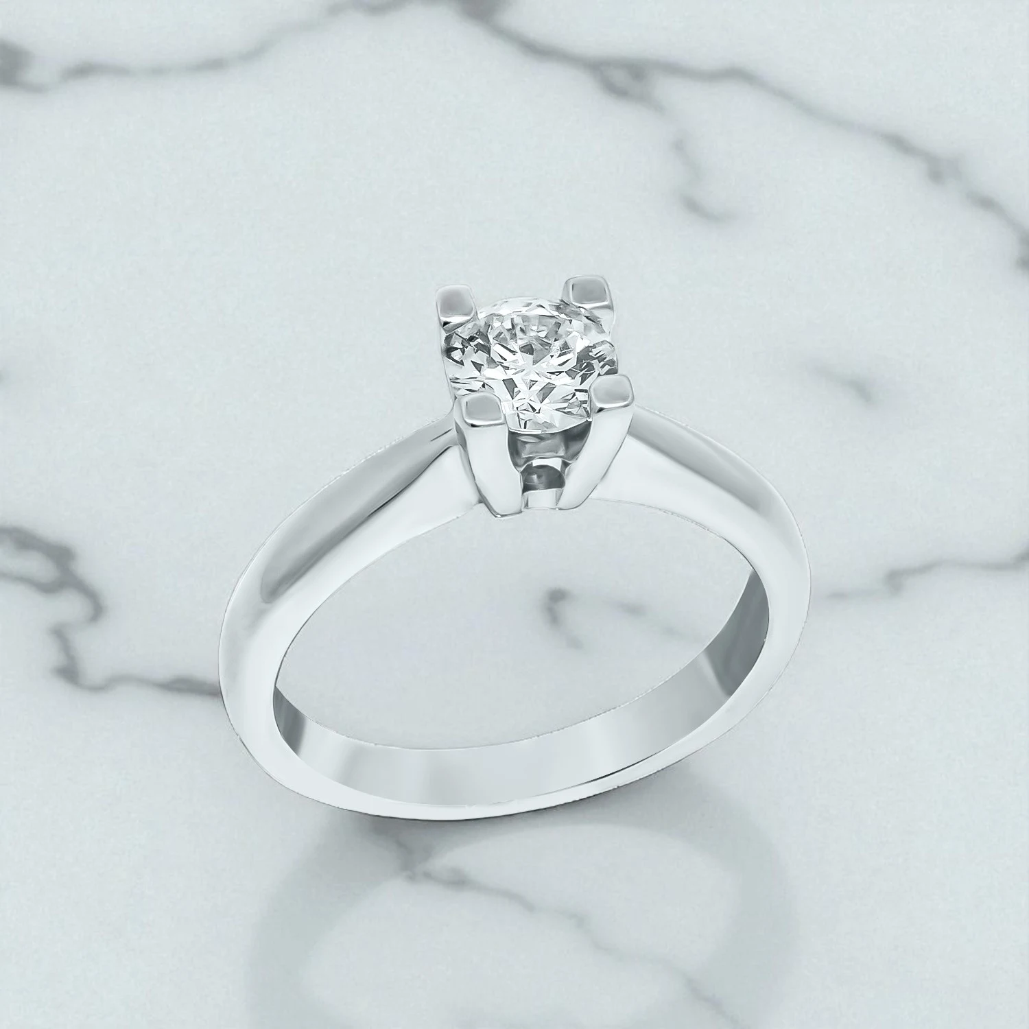 Μονόπετρο Δαχτυλίδι Αρραβώνα με Διαμάντι Μονόπετρο Δαχτυλίδι Αρραβώνα με Διαμάντι