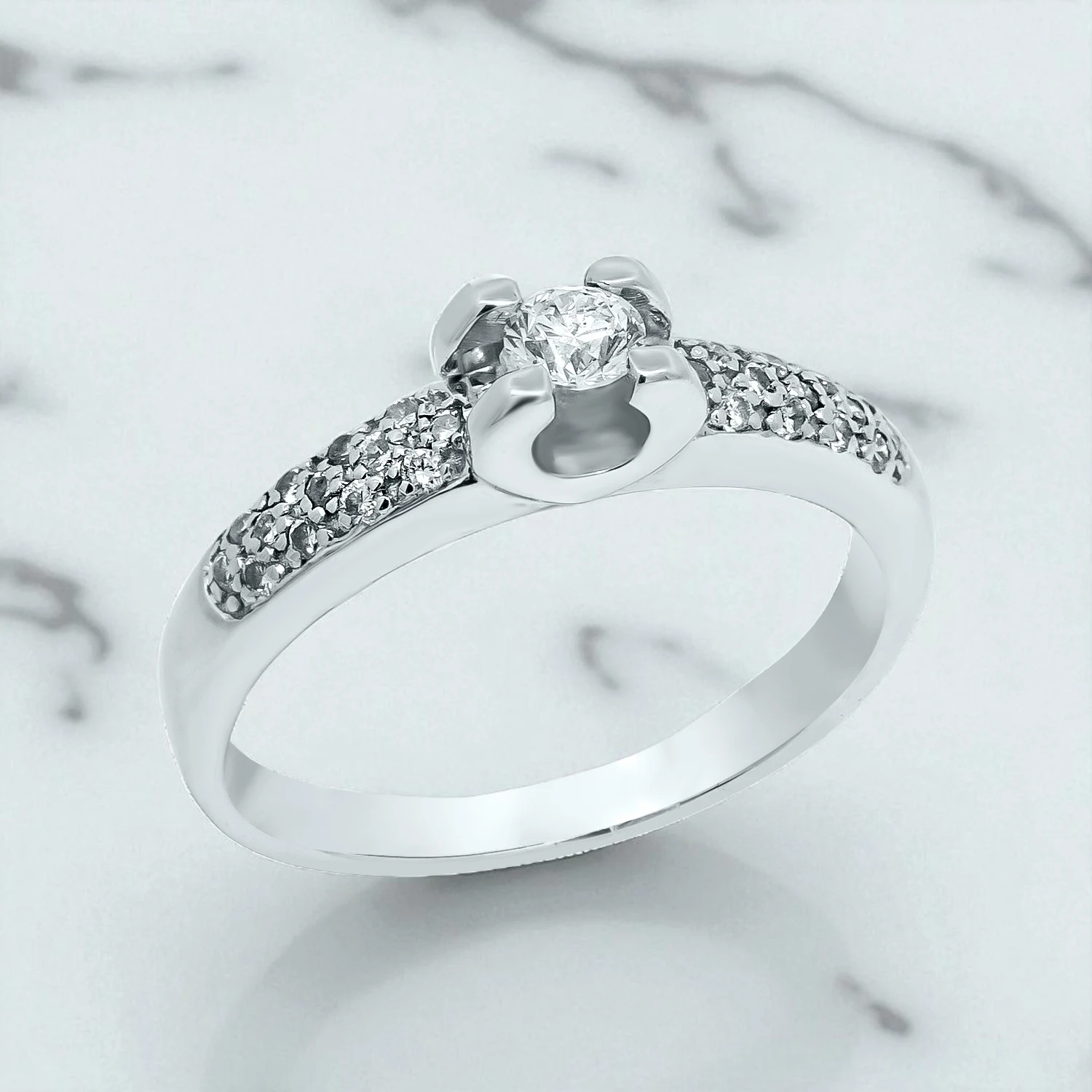 Μονόπετρο Δαχτυλίδι Αρραβώνα με Διαμάντι