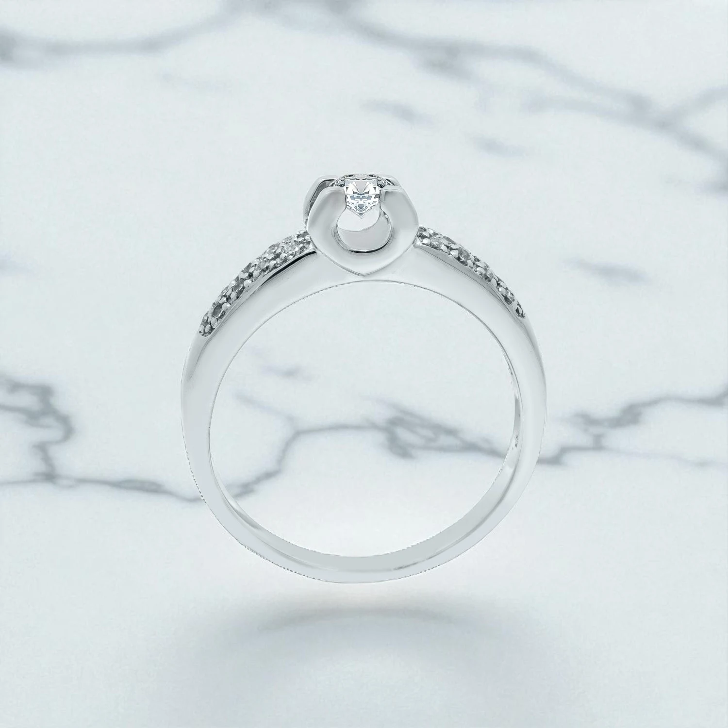 Μονόπετρο Δαχτυλίδι Αρραβώνα με Διαμάντι