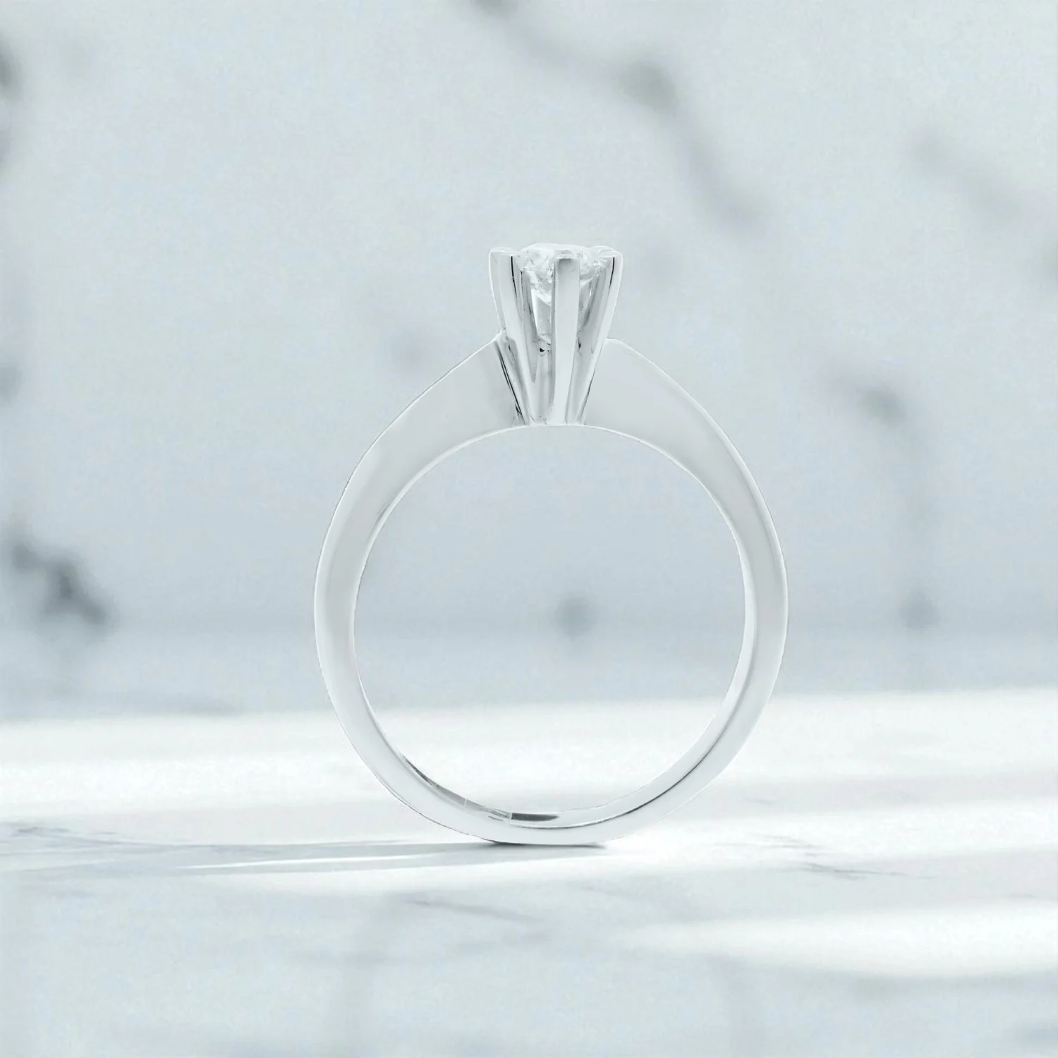 Μονόπετρο Δαχτυλίδι Αρραβώνα με Διαμάντι