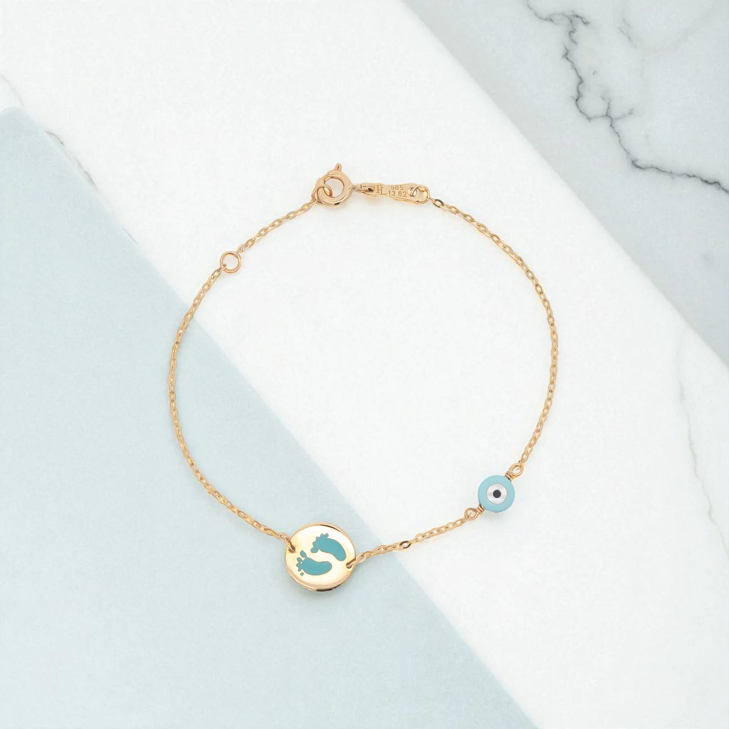 Χρυσό Παιδικό Βραχιόλι Αγόρι