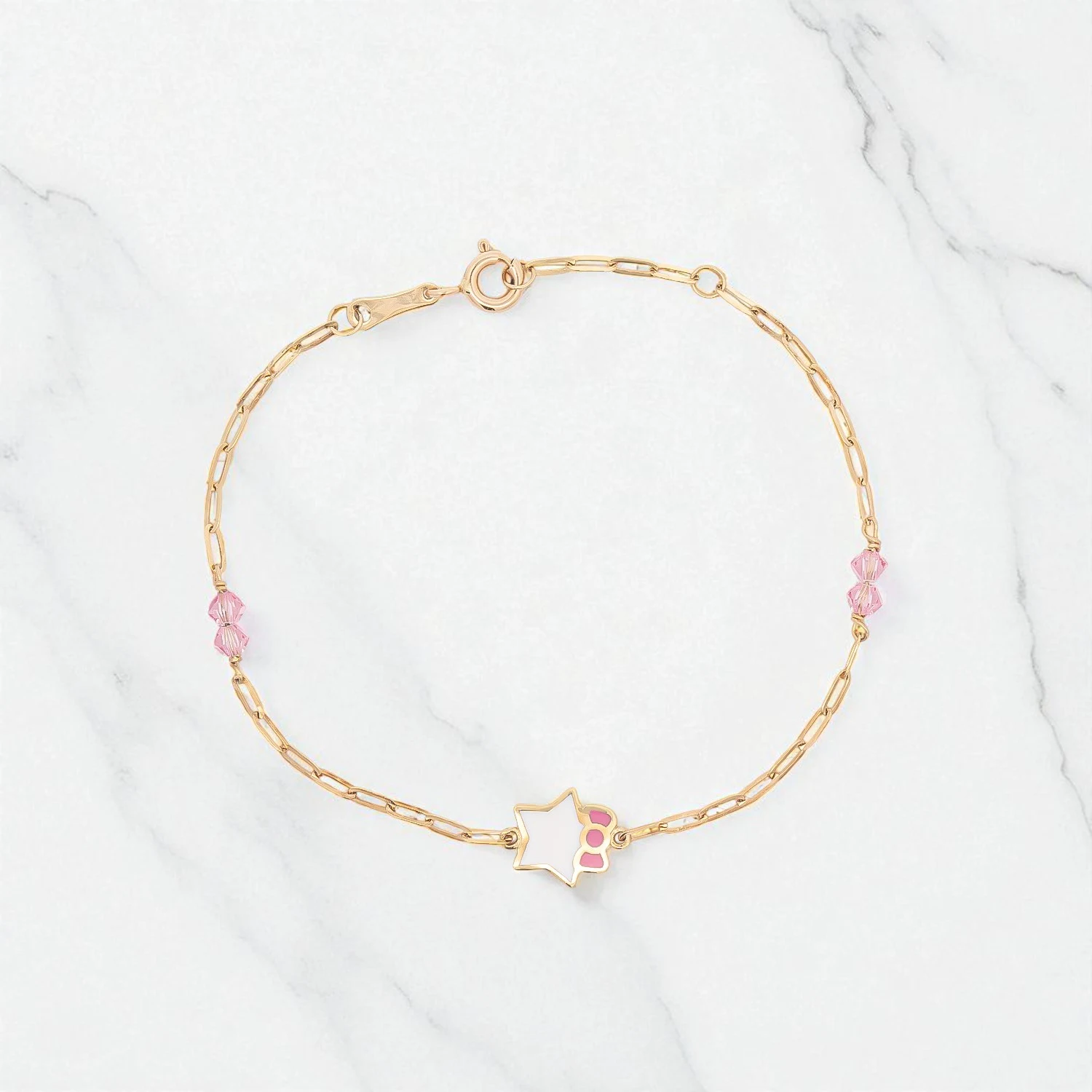 Χρυσό Παιδικό Βραχιόλι Κορίτσι