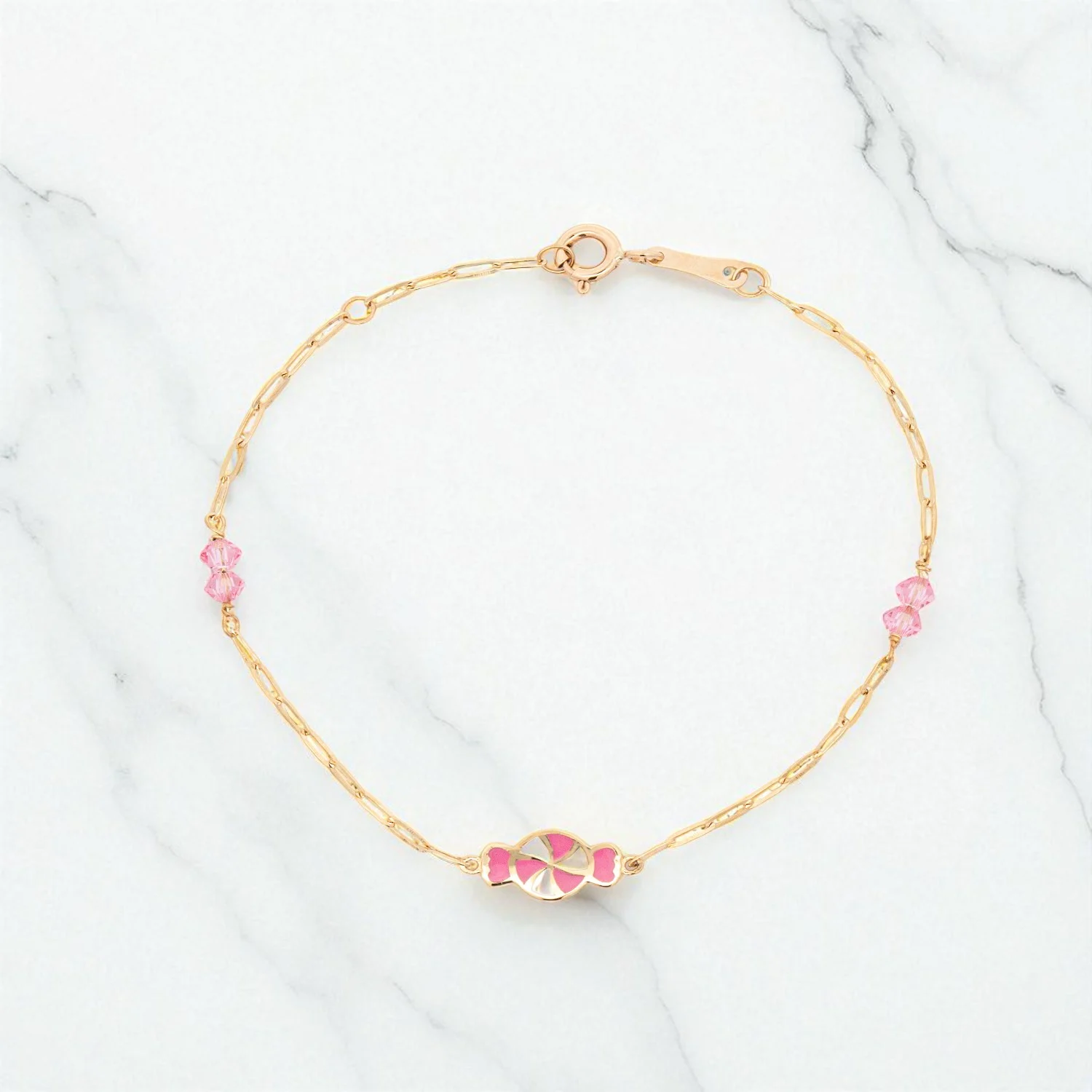 Χρυσό Παιδικό Βραχιόλι Κορίτσι