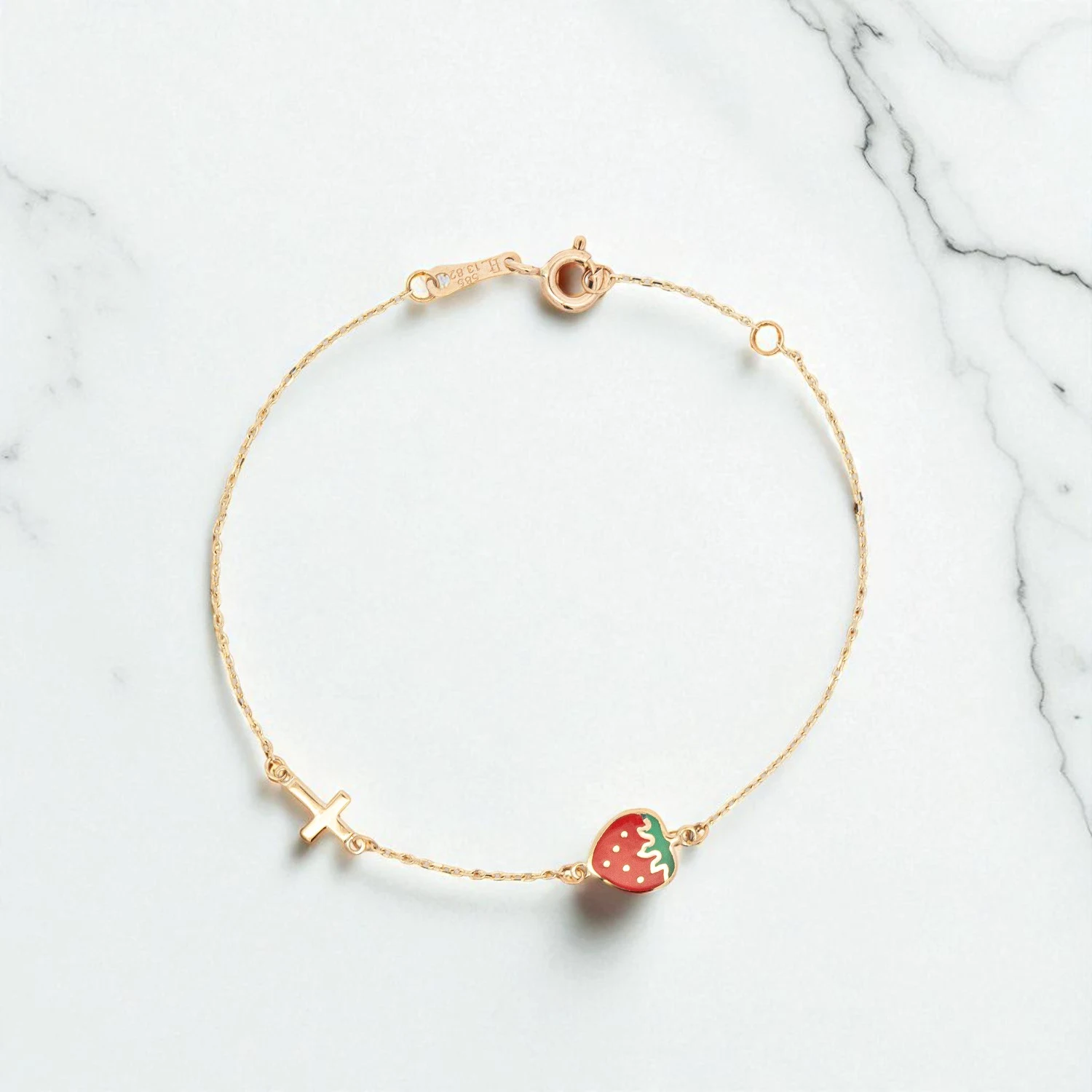 Χρυσό Παιδικό Βραχιόλι Κορίτσι
