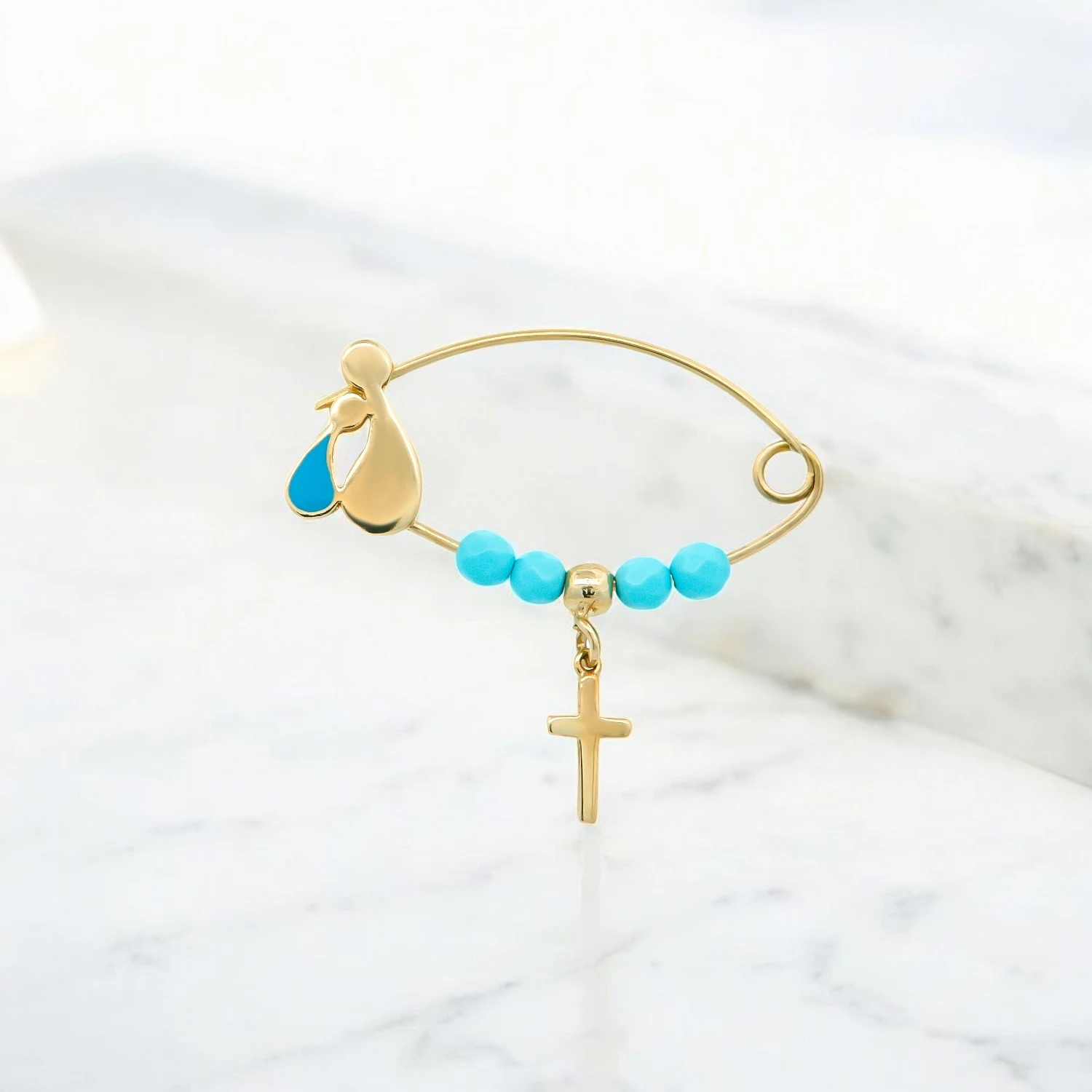 Χρυσή Παιδική Παραμάνα για Νεογέννητο