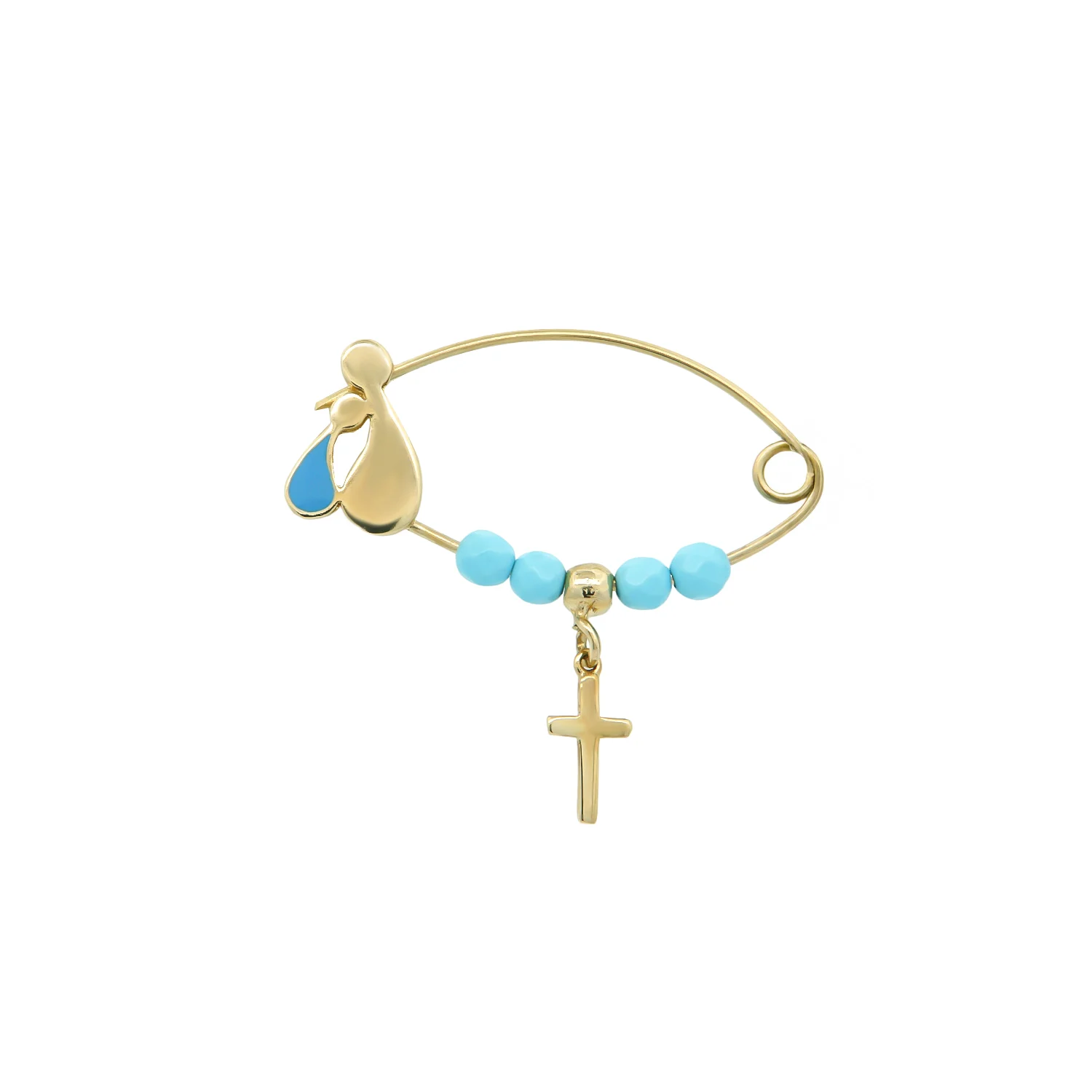 Χρυσή Παιδική Παραμάνα για Νεογέννητο