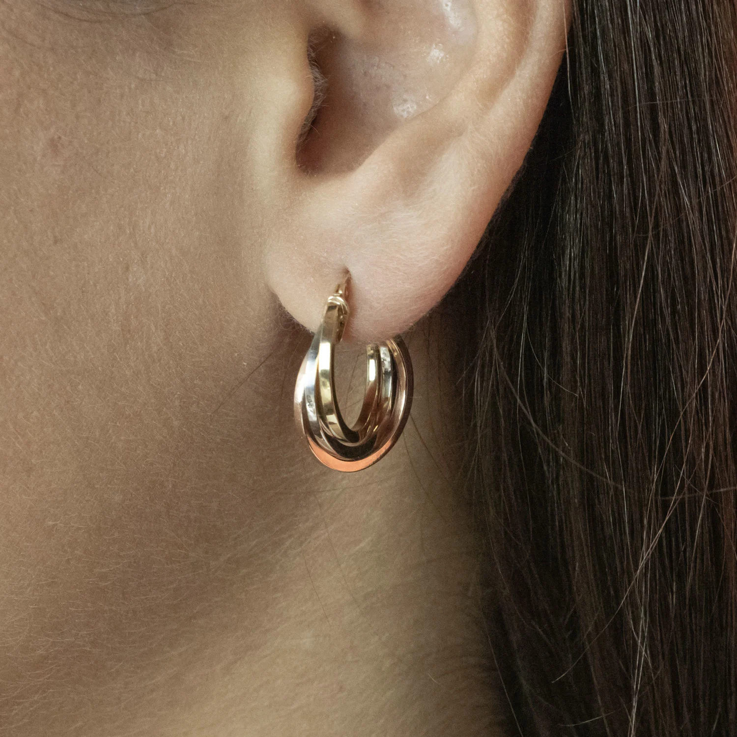 Χρυσοί Κρίκοι Σκουλαρίκια