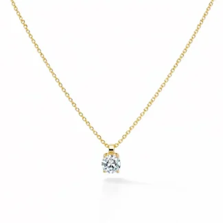 Χρυσό Κολιέ με Ζιργκόν