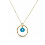 Κολιέ Χρυσό με Ματάκι