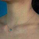 Κολιέ Χρυσό με Ματάκι