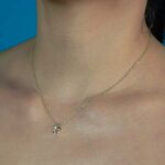 Χρυσό Κολιέ Σταυρός με Ζιργκόν